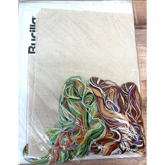 Bucilla Counted Cross-Stitch Kit "Praise God" Sampler 11x14 Nancy Rossi Design - Picture 4 of 4